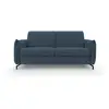 Image de Scarlet canapé lit convertible en tissu coton mixte imperméable t19 215 cm (mat.160x197) bleu