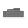 Image de Giunone canapé convertible matelas h18 cm en tissu imperméable t02 220 cm (mat. 140x297) gris
