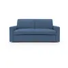 Image de Kansas canapé lit convertible h20 cm en tissu imperméable t13 192 cm (mat. 140x197) bleu