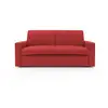 Image de Kansas canapé lit convertible h20 cm en tissu imperméable t13 212 cm (mat. 160x197) rouge