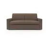Image de Kansas canapé lit convertible h20 cm en tissu imperméable t13 212 cm (mat. 160x197) brun