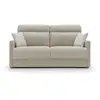 Image de Margot canapé lit convertible en tissu doux imperméable t02 156 cm (mat.120x197) creme