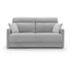 Image de Margot canapé lit convertible en tissu doux imperméable t02 176 cm (mat. 140x197) gris clair