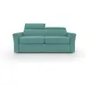 Image de Avalon canapé lit matelas h18 cm de haut en tissu imperméable t03 180 cm (120x197) vert aquamarine