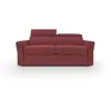 Image de Avalon canapé lit matelas h18 cm de haut en tissu imperméable t03 220 cm (160x197) rouge