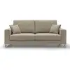 Image de Michael canapé en tissu imperméable antitache t03 186 cm brun