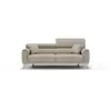 Image de Caravaggio canapé avec assises coulissantes en tissu doux imperméable t02 199 cm creme