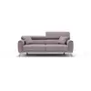 Image de Caravaggio canapé avec assises coulissantes en tissu doux imperméable t02 199 cm rose