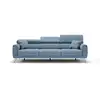 Image de Caravaggio canapé 3 assises extensibles en tissu imperméable t02 244 cm bleu pastel