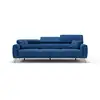 Image de Caravaggio canapé 3 assises extensibles en tissu imperméable t02 244 cm bleu