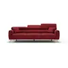 Image de Caravaggio canapé 3 assises extensibles en tissu imperméable t02 244 cm rouge