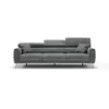 Image de Caravaggio canapé 3 assises extensibles en tissu imperméable t02 244 cm gris