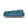 Image de Caravaggio canapé 3 assises extensibles en tissu imperméable t02 244 cm bleu ciel