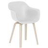 Image de MAGIS fauteuil SUBSTANCE PLYWOOD (Blanc - Frêne naturel et polypropylène)