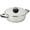 Image de ECOVITAM   Sauteuse 55L Inox 18/10   Diamètre 28cm   Tous feux   Thermomètre intégré