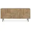 Image de Buffet en bois de manguier 3 portes et pieds métal noir l180 - manaus