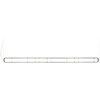 Image de LEUCOS lampe à suspension STACKING S 180 H (3000K, transparent / aluminium anodisé - Verre soufflé et aluminium)