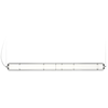 Image de LEUCOS lampe à suspension STACKING S 120 H (3000K, transparent / aluminium anodisé - Verre soufflé et aluminium)