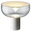 Image de LEUCOS lampe de table AELLA T 30 (2700K, transparent et blanc, base blanc opaque - verre et métal)