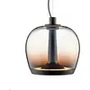 Image de LEUCOS lampe à suspension AURELIA BOLD S 22 (3000K, shaded burgundy et canon de fusil opaque - verre et métal)