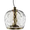 Image de LEUCOS lampe à suspension AURELIA BOLD S 22 (2700K, effet d'eau transparent et laiton vintage - verre et métal)