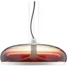 Image de LEUCOS lampe à suspension AURELIA S 45 (2700K, shaded burgundy et blanc opaque - verre et métal)