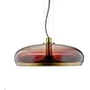 Image de LEUCOS lampe à suspension AURELIA S 45 (3000K, shaded burgundy et laiton vintage - verre et métal)