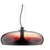 Image de LEUCOS lampe à suspension AURELIA S 45 (2700K, shaded burgundy et canon de fusil opaque - verre et métal)