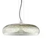 Image de LEUCOS lampe à suspension AURELIA S 45 (3000K, transparent Pulegoso et blanc opaque - verre et métal)