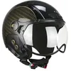 Image de Casque de moto - CGM - Ebi - Noir or - Coque en ABS - Taille L (59 cm)