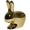 Image de QEEBOO chaise RABBIT CHAIR METAL FINISH (Or - Polyéthylène)