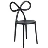 Image de QEEBOO chaise RIBBON CHAIR (Noir - Polypropylène)