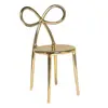 Image de QEEBOO chaise RIBBON CHAIR METAL FINISH (Or - Polypropylène)