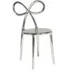 Image de QEEBOO chaise RIBBON CHAIR METAL FINISH (Argent - Polypropylène)