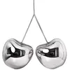 Image de QEEBOO lampe à suspension CHERRY LAMP METAL FINISH (Argent - Polyéthylène et métal)