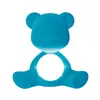 Image de QEEBOO lampe de table TEDDY GIRL VELVET FINISH (Bleu ciel - Polyéthylène et velours)