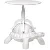 Image de QEEBOO table basse TURTLE CARRY COFFEE TABLE (Blanc - Polyéthylène)