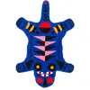 Image de QEEBOO tapis OGGIAN BLUE PANTHER (Medium - Acrylique)