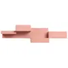 Image de QEEBOO bibliotheque murale PRIMITIVE BOOKSHELF XS (Rose - Polyéthylène)