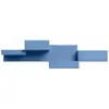 Image de QEEBOO bibliotheque murale PRIMITIVE BOOKSHELF XS (Bleu avio - Polyéthylène)
