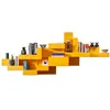 Image de QEEBOO bibliotheque murale PRIMITIVE BOOKSHELF (Jaune - Polyéthylène)