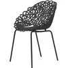 Image de QEEBOO set de 2 chaises pour l'extérieur BACANA (Black - Polypropylene et métal)