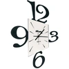 Image de ARTI E MESTIERI horloge murale BIG PROSPETTIVA [DERNIÈRES PIÈCES] (Noir - Métal et verre)