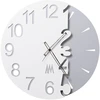 Image de ARTI E MESTIERI horloge murale FULL MOON (Blanc - Métal)