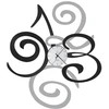 Image de ARTI E MESTIERI horloge murale FILOMENA [DERNIÈRES PIÈCES] (Aluminium / Anthracite - Métal et verre)