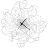 Image de ARTI E MESTIERI horloge murale DOODLE [DERNIÈRES PIÈCES] (Blanc - Métal)