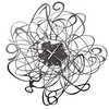 Image de ARTI E MESTIERI horloge murale DOODLE (Noir - Métal)