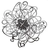 Image de ARTI E MESTIERI horloge murale BIG DOODLE (Noir - Métal)
