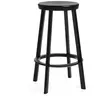 Image de MAGIS tabouret moyen pour l'extérieur DÉJÀ-VU H 66 cm (Noir - Aluminium verni)