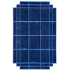 Image de MAGIS tapis VOLENTIERI FINESTRA 200 x 340 cm (Bleu Royal - 75% viscose et 25% lin)